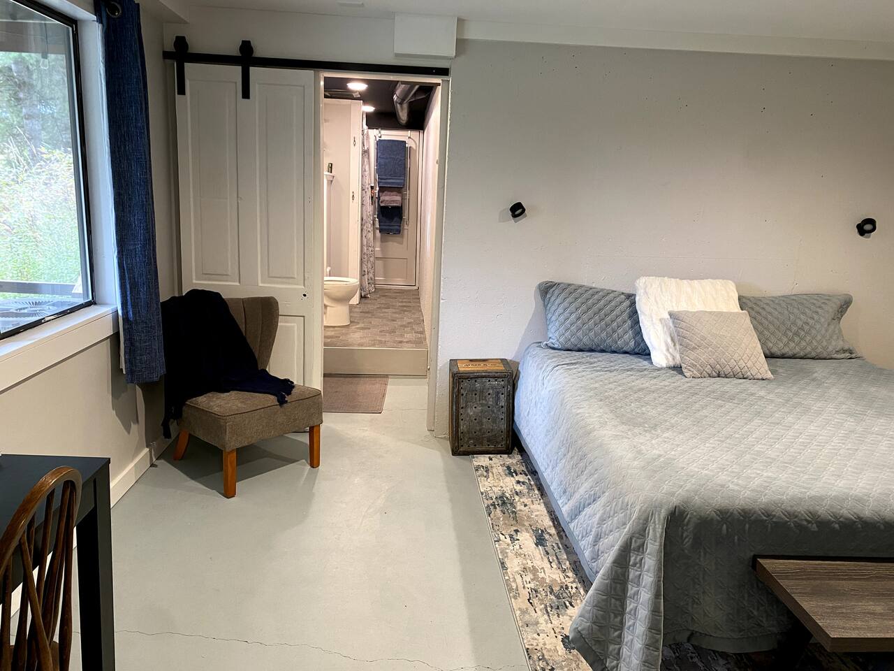 Interior showing compliant conversion work